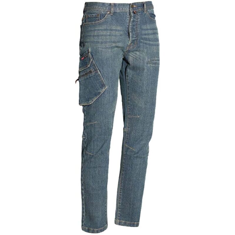 foto del prodotto pantaloni da lavoro industrial starter jeans stretch 8025bp xl