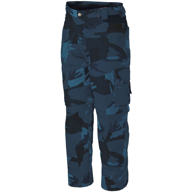 foto del prodotto pantaloni da lavoro industrial starter zip mimetico 8029n m grigio