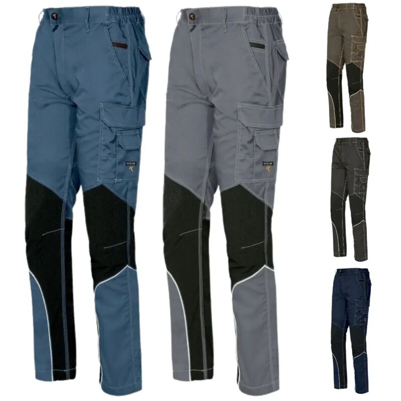 foto del prodotto pantaloni da lavoro issa line stretch extreme grigio scuro s
