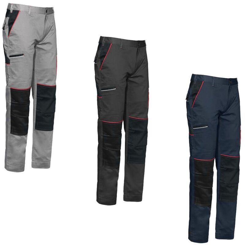 foto del prodotto pantaloni da lavoro issaline stretch boom 9030b m blu