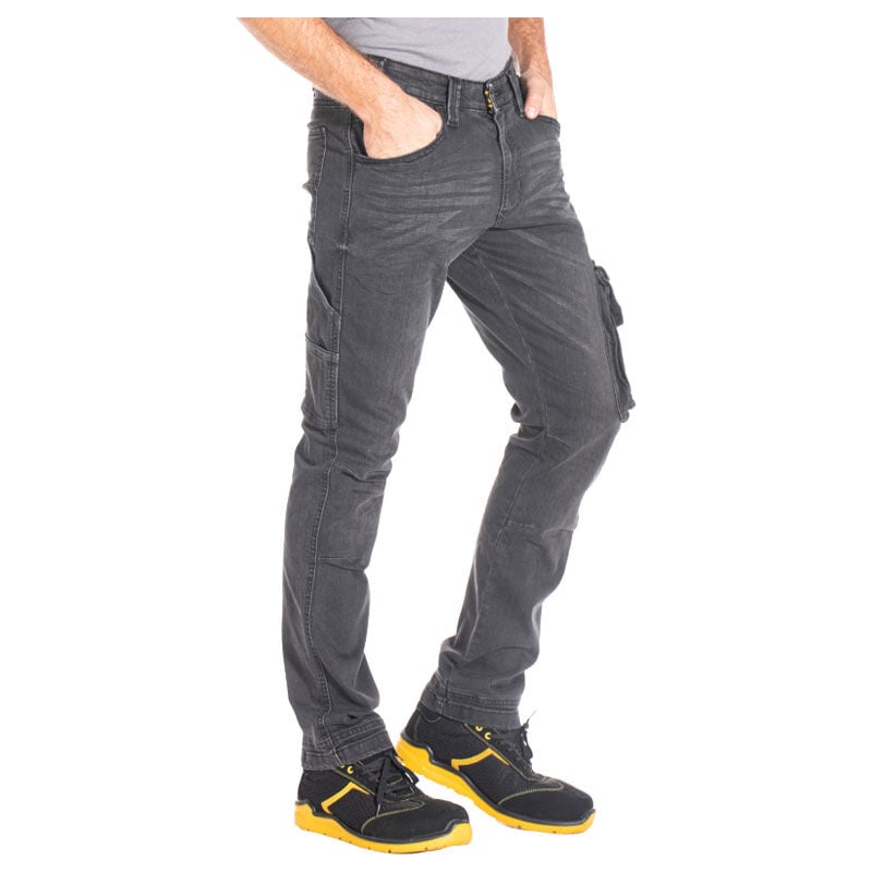 foto del prodotto pantaloni da lavoro jeans rica lewis jobgr grigio 50 eu 