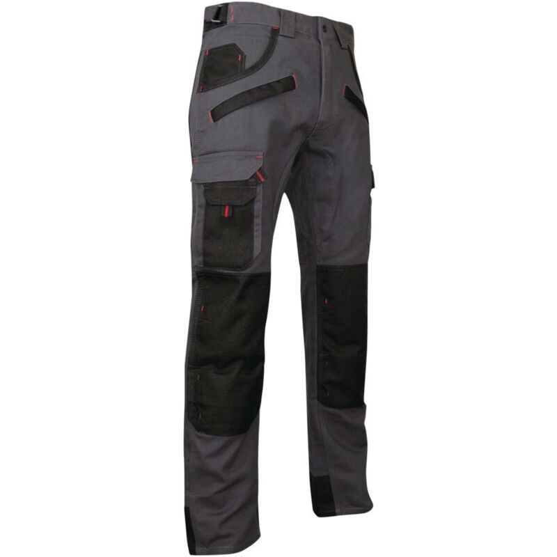 foto del prodotto pantaloni da lavoro lma argile taglia 54 grigio nero multitasche