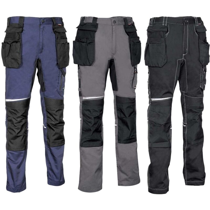 foto del prodotto pantaloni da lavoro multitasche cofra lemno 58 eu blue