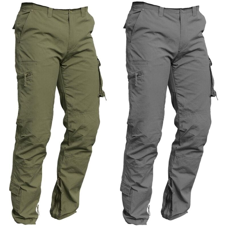 foto del prodotto pantaloni da lavoro multitasche industrial starter raptor 8028 s grey