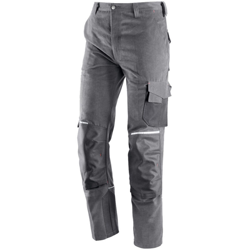 foto del prodotto pantaloni da lavoro neri new carpenter l grigio