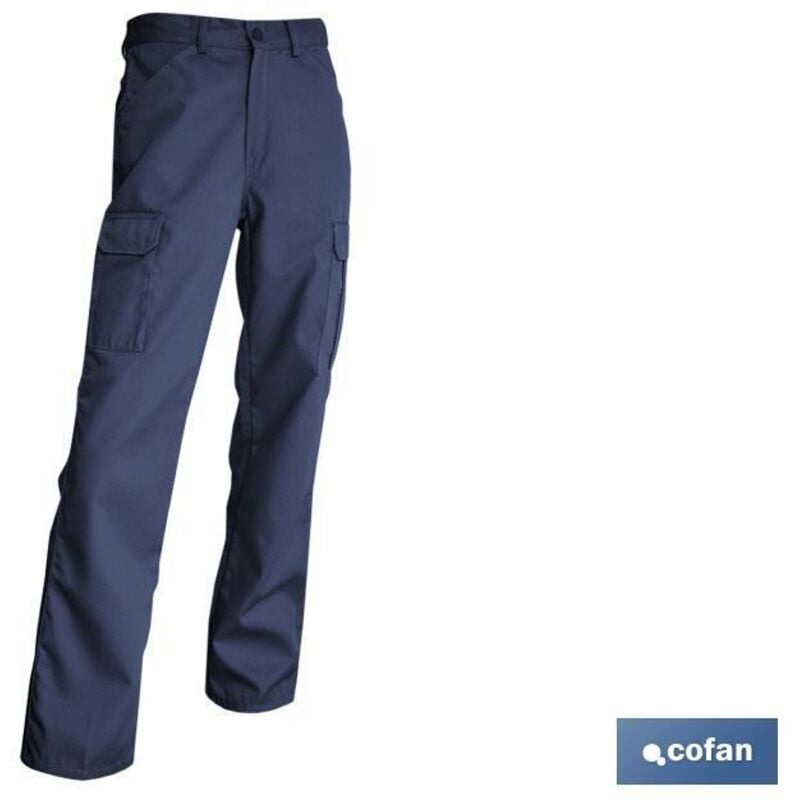 foto del prodotto pantaloni da lavoro servet 245 gms m blu navy t-56