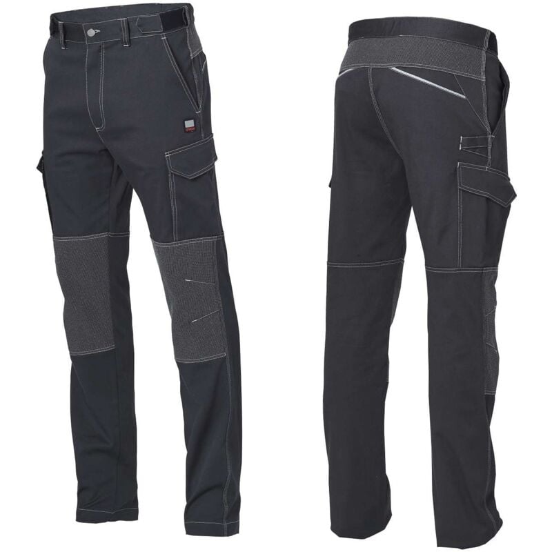 foto del prodotto pantaloni da lavoro siggi montreal grigio grigio l