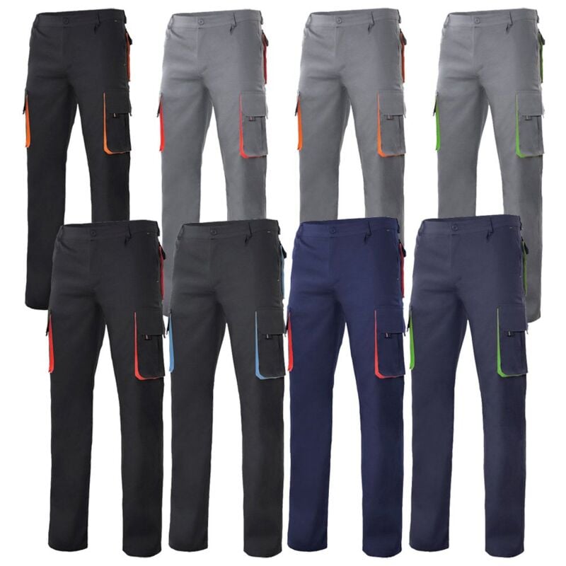 foto del prodotto pantaloni da lavoro velilla 103004 38 eu nero rosso