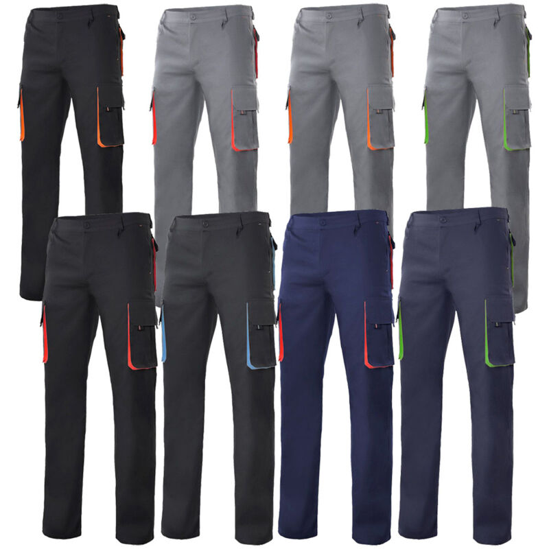 foto del prodotto pantaloni da lavoro velilla 103004 54 eu nero azzurro