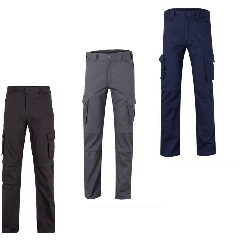 foto del prodotto pantaloni da lavoro velilla 103012s stretch cotone xl grigio