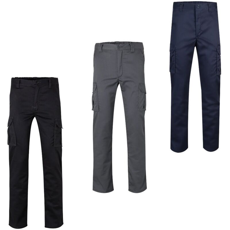 foto del prodotto pantaloni da lavoro velilla 103015s stretch foderati blu