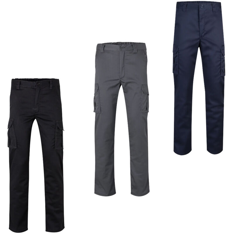 foto del prodotto pantaloni da lavoro velilla 103015s stretch foderati blu