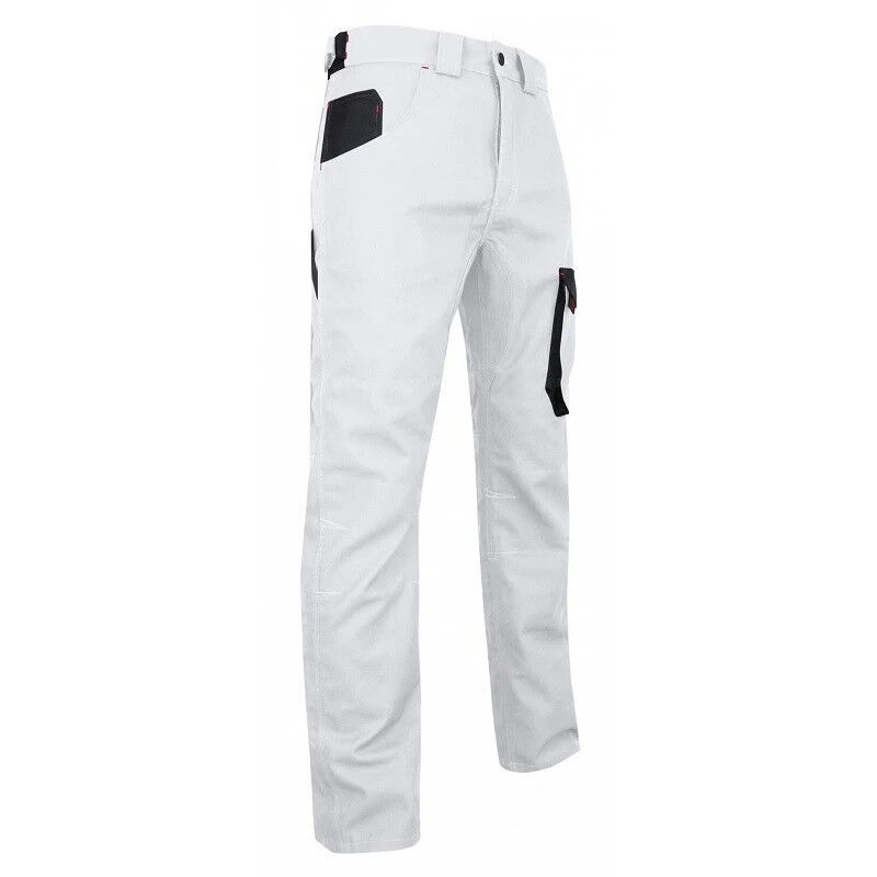 foto del prodotto pantaloni da pittore bicolore lma facade taglia 42 bianco e grigio notte