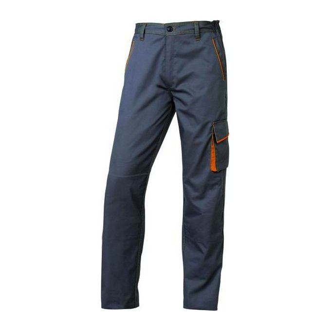 foto del prodotto pantaloni deltaplus panostyle m6pan grey orange tg. s