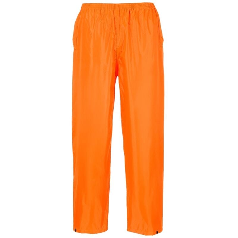 foto del prodotto pantaloni impermeabili con elastico in vita arancio 2xl