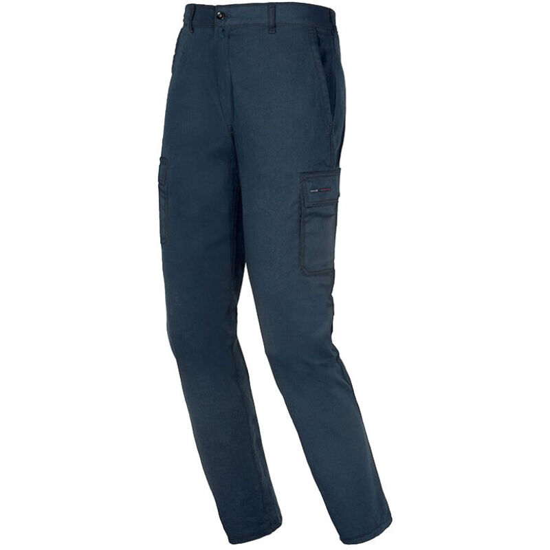 foto del prodotto pantaloni lavoro donna issaline easy stretch m blu notte