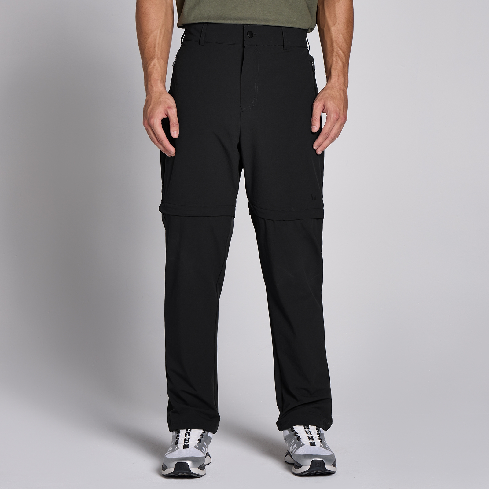 foto del prodotto pantaloni pantaloncini da trekking lifestyle 2 in 1 mp da uomo nero s