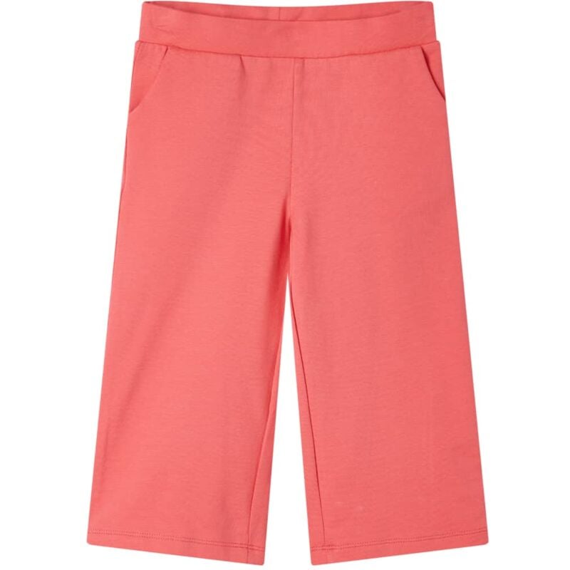 foto del prodotto pantaloni per bambini a gamba larga corallo 104