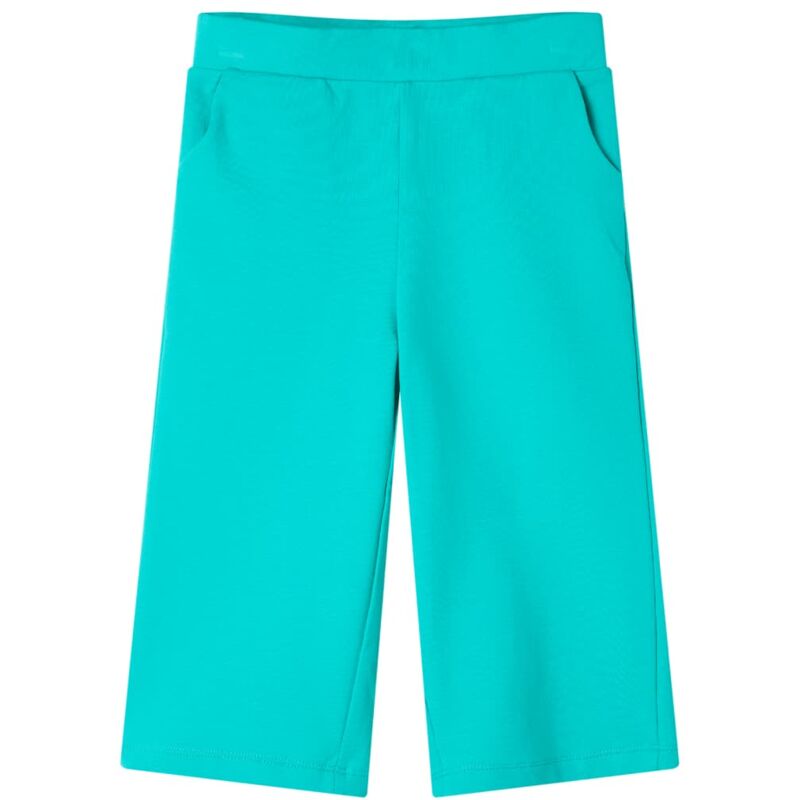 foto del prodotto pantaloni per bambini a gamba larga menta 140