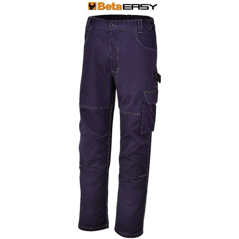 foto del prodotto pantaloni work twill t c beta 7840bl blu xs