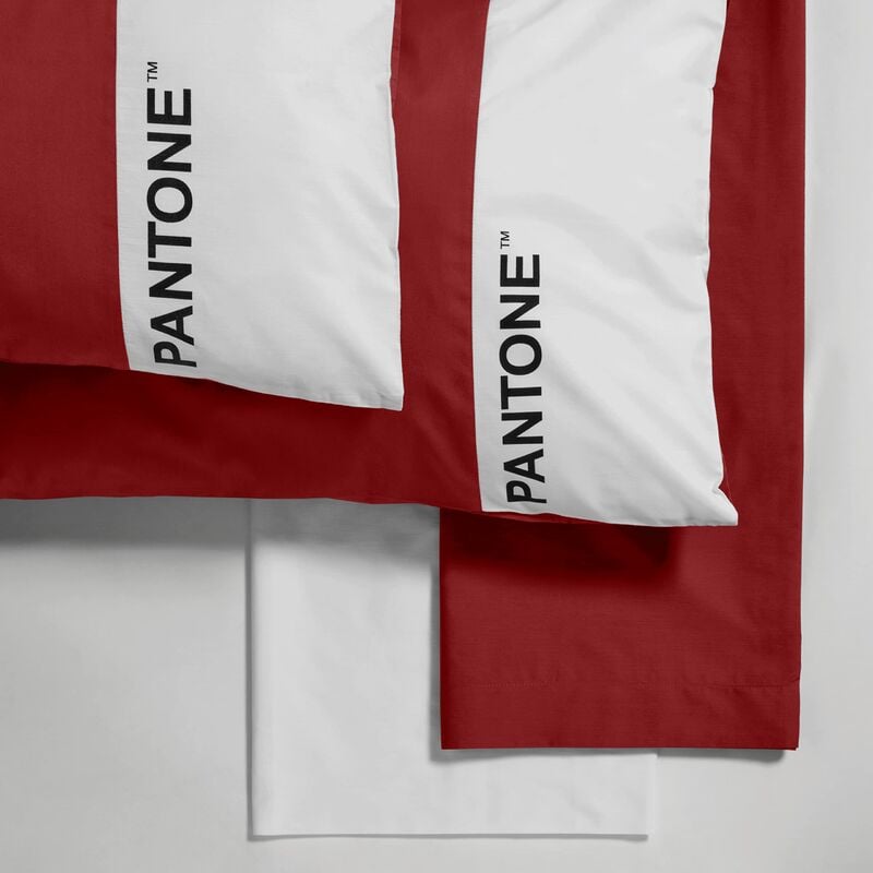 foto del prodotto pantone completo letto singolo 1 piazza con lenzuola letto singolo 150x280 federa cuscino 50x80 lenzuolo con angoli singolo 90x200 cotone per