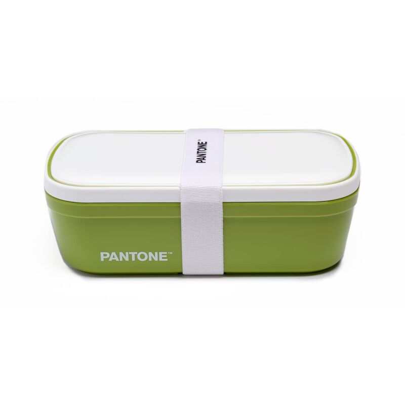 foto del prodotto pantone porta pranzo stile bento box con divisorio interno e valvola di sfiato lunch box portapranzo per ufficio e universit contenitore