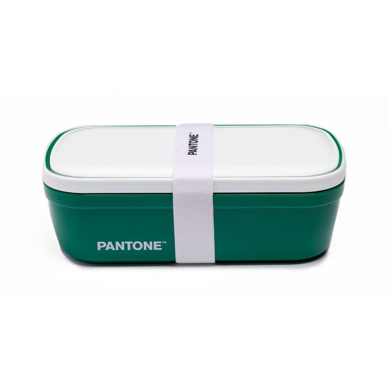 foto del prodotto pantone porta pranzo stile bento box con divisorio interno e valvola di sfiato - lunch box portapranzo per ufficio e università - contenitore