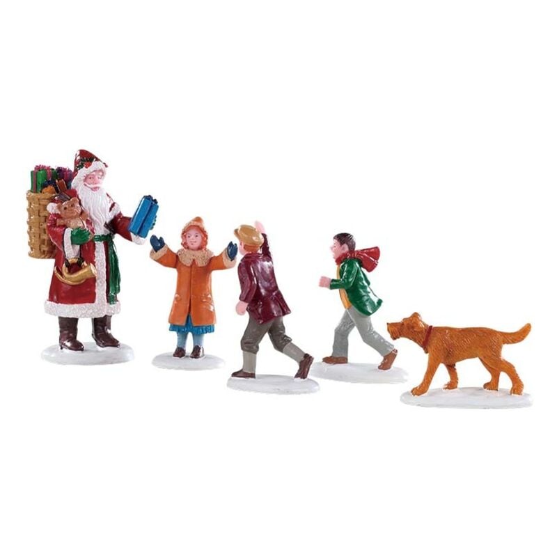 foto del prodotto papa christmas, set of 5 cod. 92745