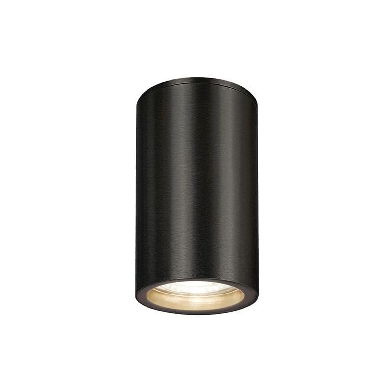 foto del prodotto papillon applique da soffitto fine nera tonda gu10 6,4cm
