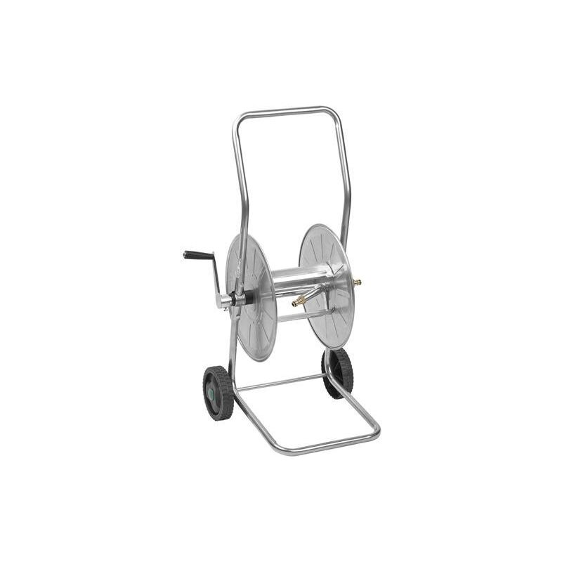 foto del prodotto papillon - carrello avvolgitubo acqua giardino zincato 50 mt