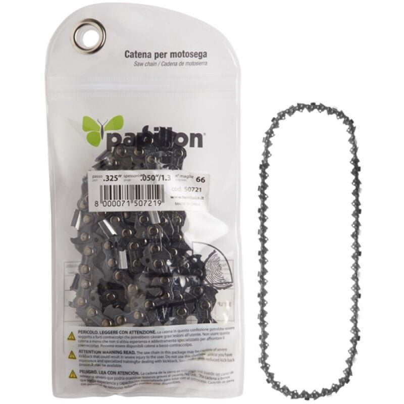 foto del prodotto papillon - catena di ricambio per motosega passo:325 -- 66 maglie sp:0,050-1,3mm