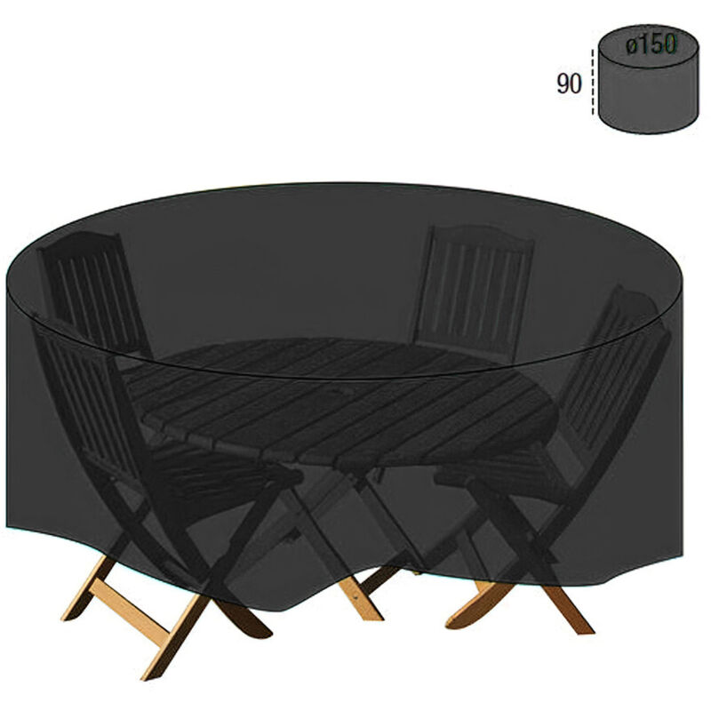 foto del prodotto papillon copritavolo set diametro 150x90 cm.