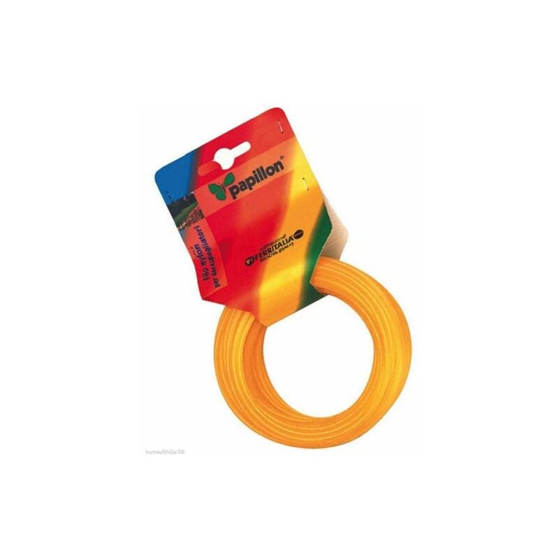 foto del prodotto papillon filo nylon per decespugliatore 15 mt 3 mm profilo tondo