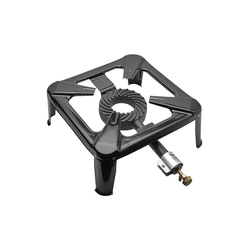 foto del prodotto papillon fornellone gas maurer acciaio 40x40x17hcm 4piedi cf. scatola