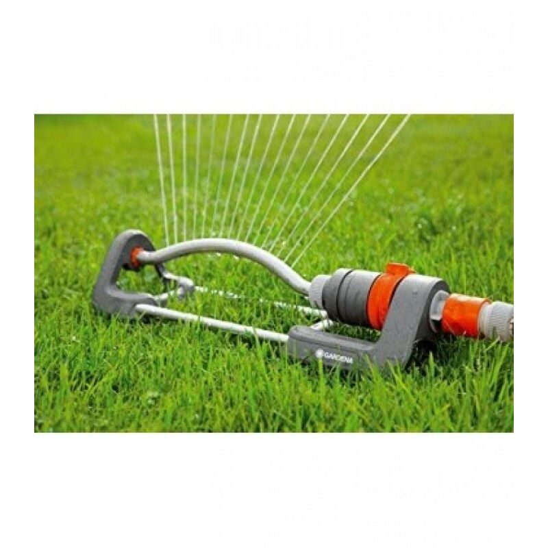 foto del prodotto papillon irrigatore oscillante con corpo in plastica e braccio in alluminio 15 ugelli