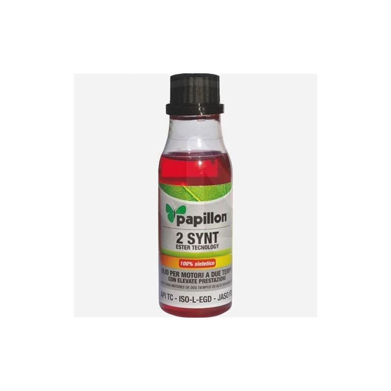 foto del prodotto papillon olio speciale sintetico per motore a 2 tempi 2synt 100 ml