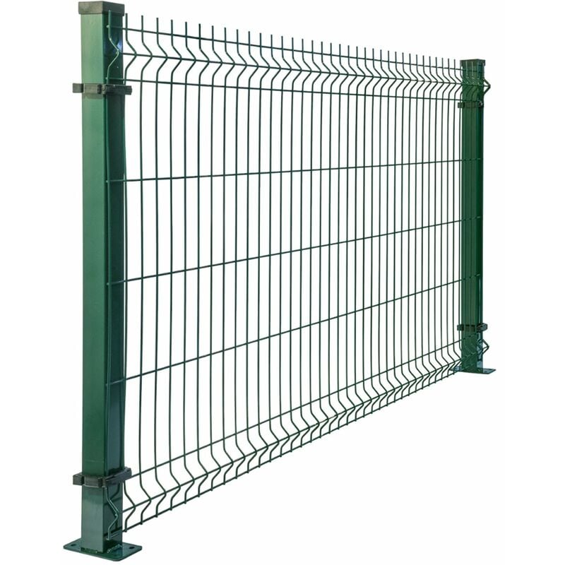 foto del prodotto papillon pannello rigido per recinzione modulare plastificato verde border maglia 10 x 5 cm 200 x h 103 cm