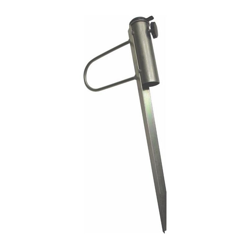 foto del prodotto papillon picchetto per ombrellone da spiaggia in acciaio tropicalizzato altezza 48 cm
