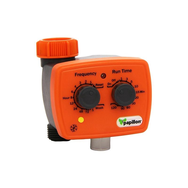 foto del prodotto papillon programmatore timer irrigazione giardino analogico manuale sfera meccanica