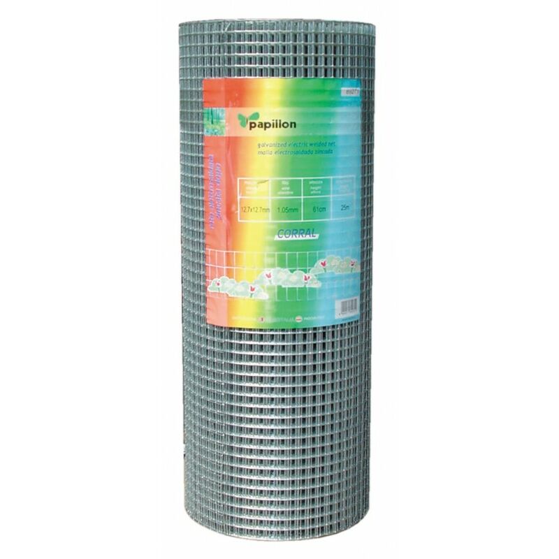 foto del prodotto papillon rete corral 16x16mm h102cm 25mt zincata