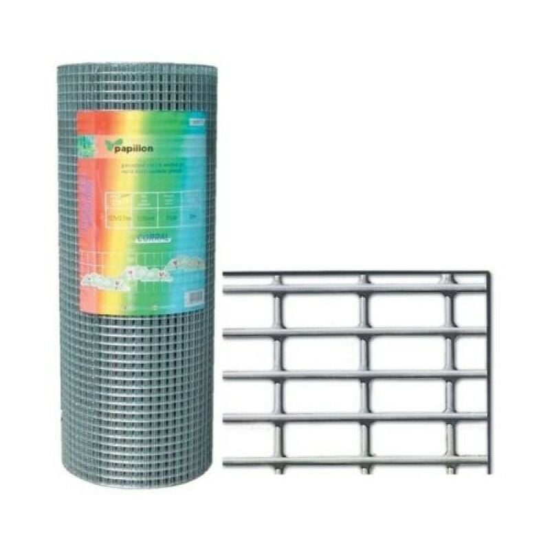 foto del prodotto papillon rete elettrosaldata zincata corral maglia 12,7x25,4 mm altezza 81 cm 25 mt
