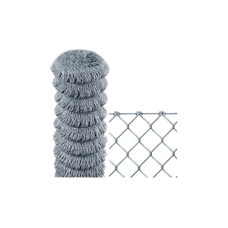 foto del prodotto papillon rete recinzione zincata griglia area 50x50 mm h 150 cm rotolo 25 mt