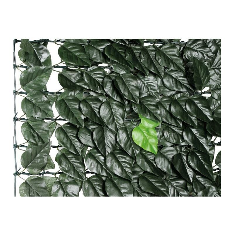 foto del prodotto papillon siepe artificiale sintetica copertura giardino finte foglie di lauro m 1x3