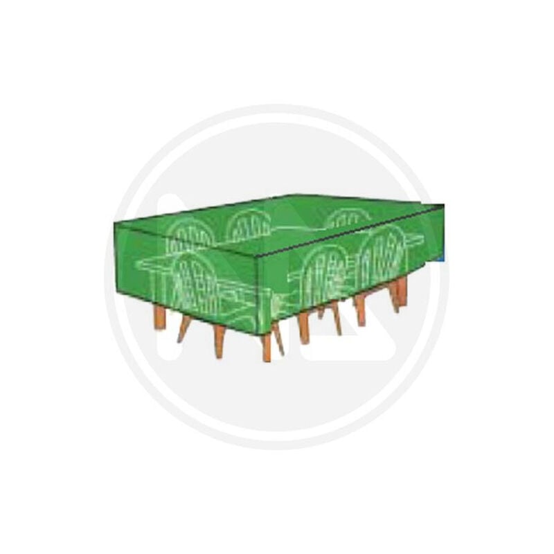 foto del prodotto papillon telo di copertura in pe per tavolo rettangolare giardino 100x110x220cm