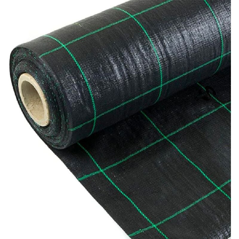 foto del prodotto papillon tipo pesante 140 g m telo per pacciamatura nero mt 100x1,05h in rotolo pacciamante contro erbacce