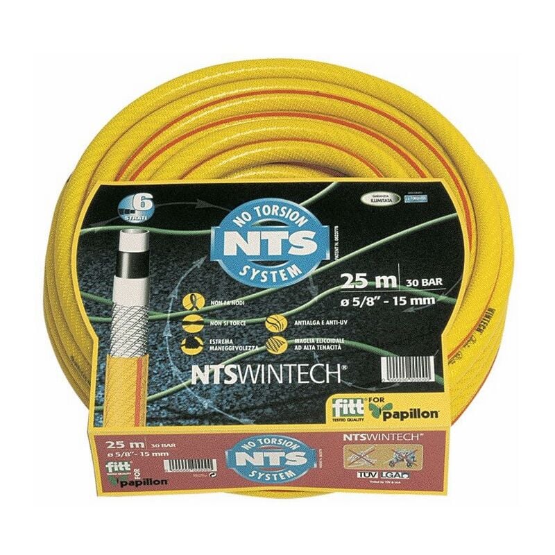 foto del prodotto papillon tubo per innaffio irrigazione nts wintech 25 mt 5 8 max press. 15 bar