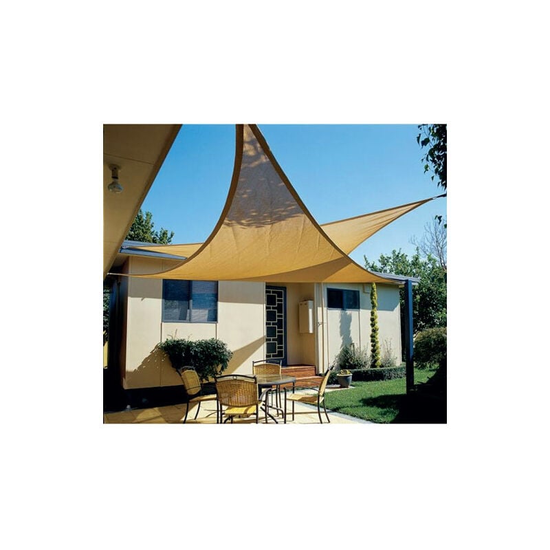 foto del prodotto papillon vela ombreggiante triangolare 3,6x3,6x3,6 mt ecr giardino telo copertura tenda