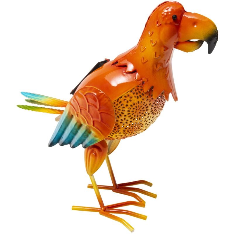 foto del prodotto pappagallo arancione solare 1 led colore