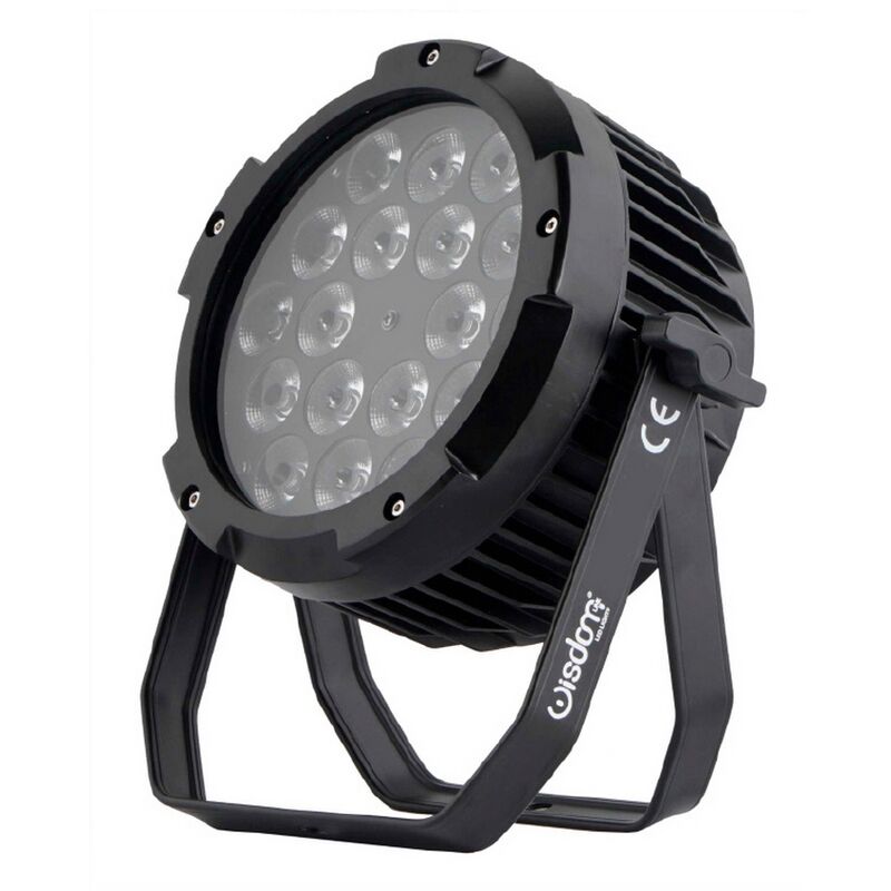 foto del prodotto par led 18x18w rgbwauv 6 in 1 ip65 wisdom