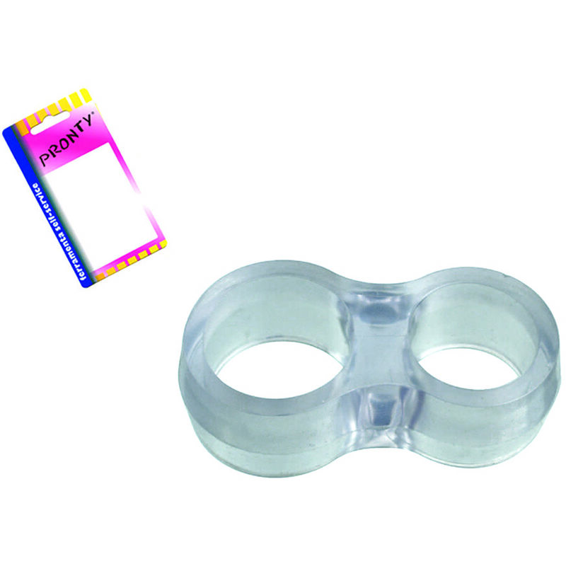 foto del prodotto paracolpi antiurto doppio per maniglia in blister mm.47x25, in bl.4 pz.